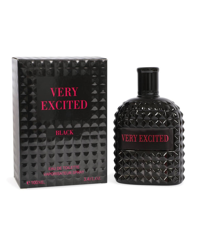 Very Excited Black Spray Cologne for Men