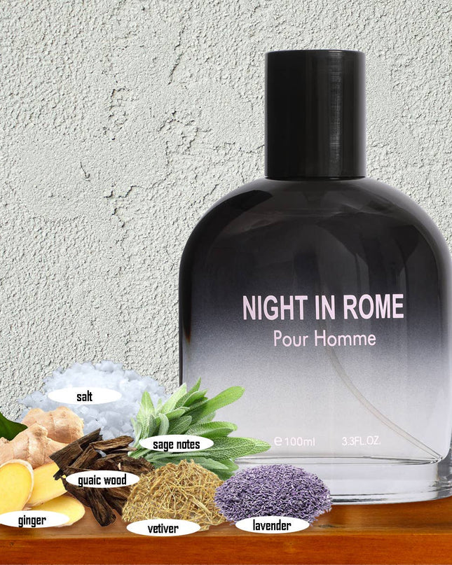 Night In Rome Natural Spray Cologne for Men